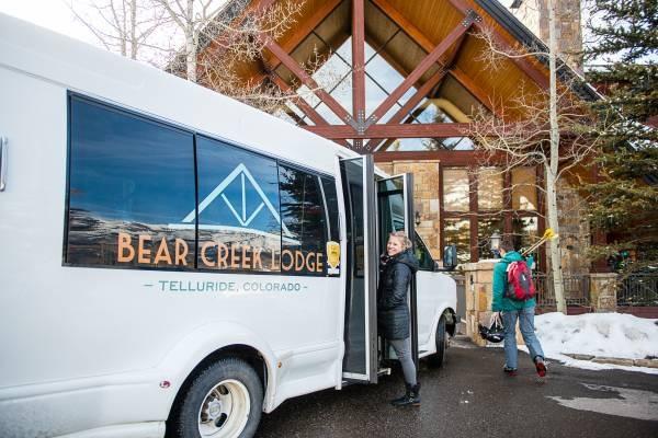 Shuttle Service at Bear Creek Lodge